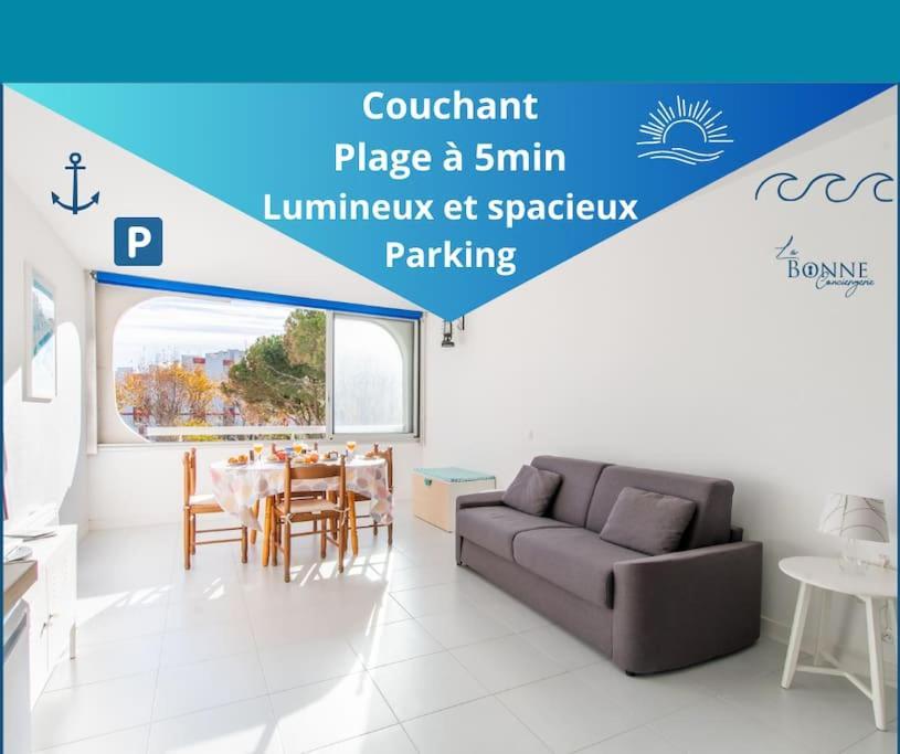 Les Marines De Haute Plage*Lumineux*Parking La Grande Motte Bagian luar foto